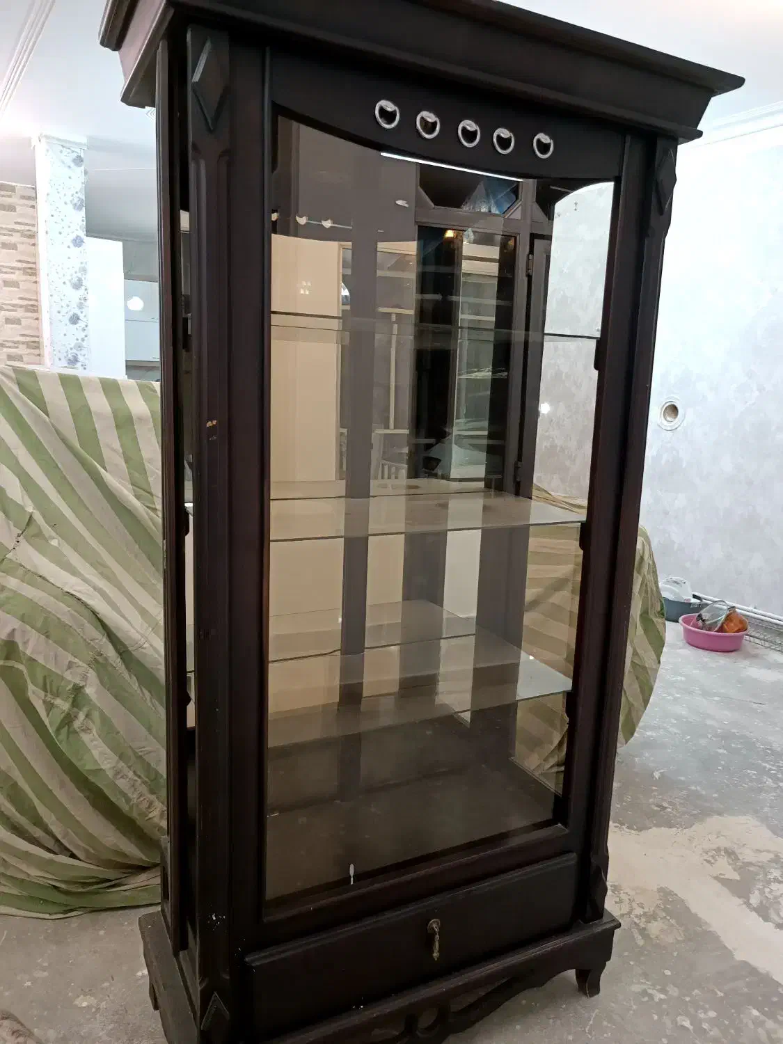 بوفه چوبی|بوفه، ویترین، کنسول|هشتگرد, مدرس|دیوار