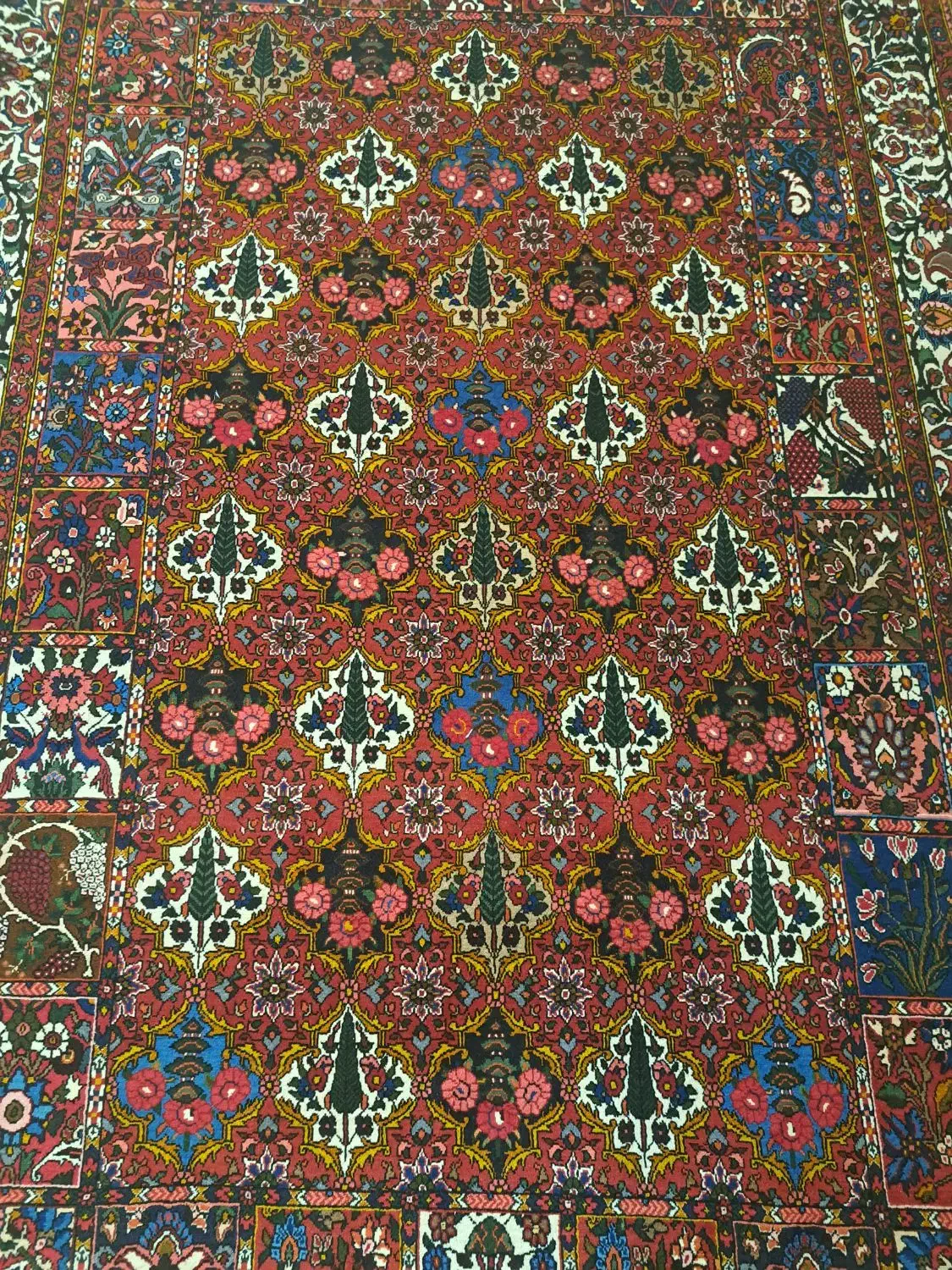 فرش  دستباف خانگی ۶ و ۱۲ متری با متریال عالی|فرش|فارسان, |دیوار