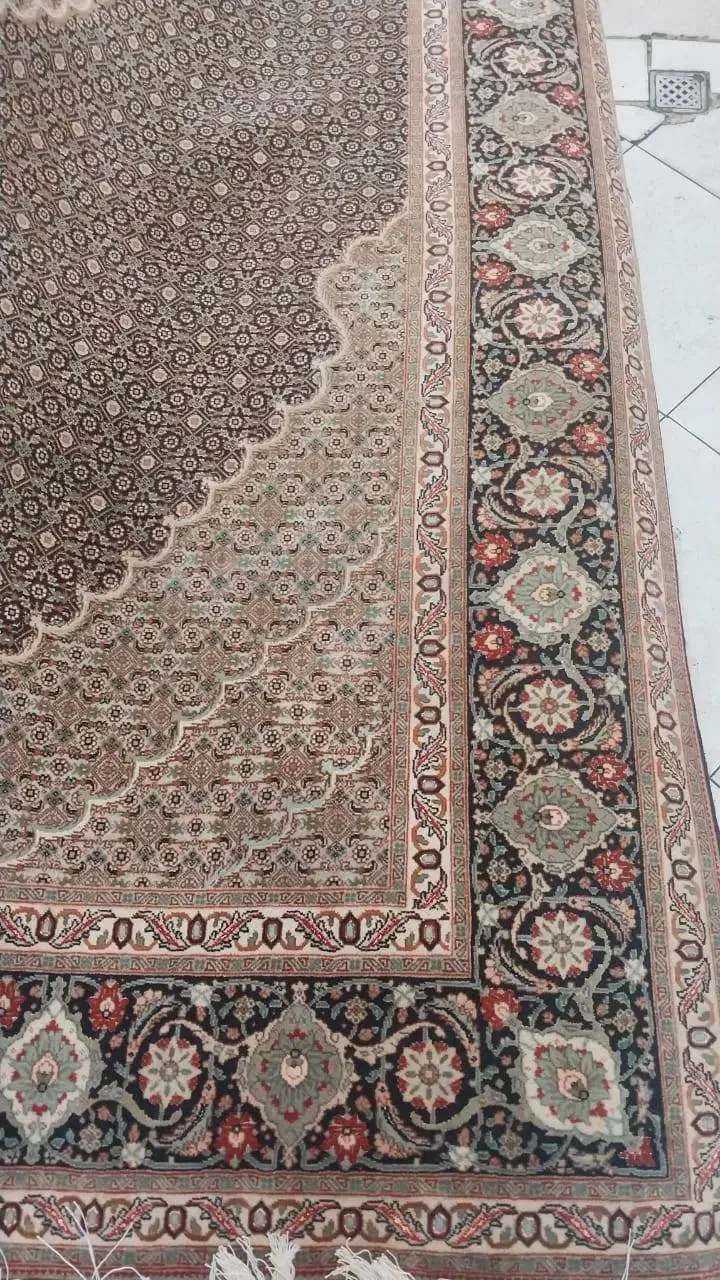 قالی ۶متری تبریز نقشه ماهی ۵۰رج گل ابریشم|فرش|تهران, دریان‌نو|دیوار