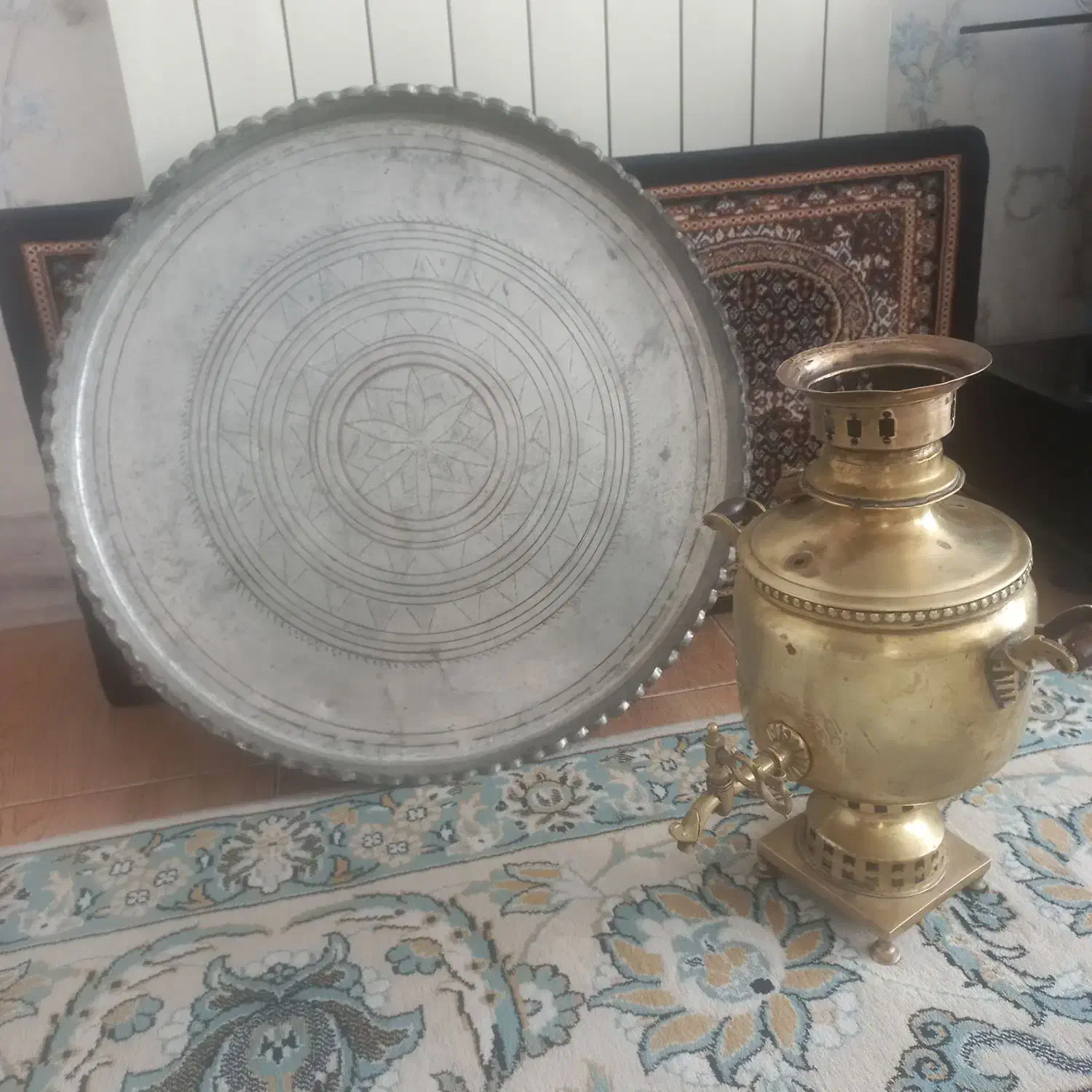 سماور ۳۵۰۰۰۰۰ومجمعه۵ملیون|کلکسیون اشیاء عتیقه|بومهن, |دیوار