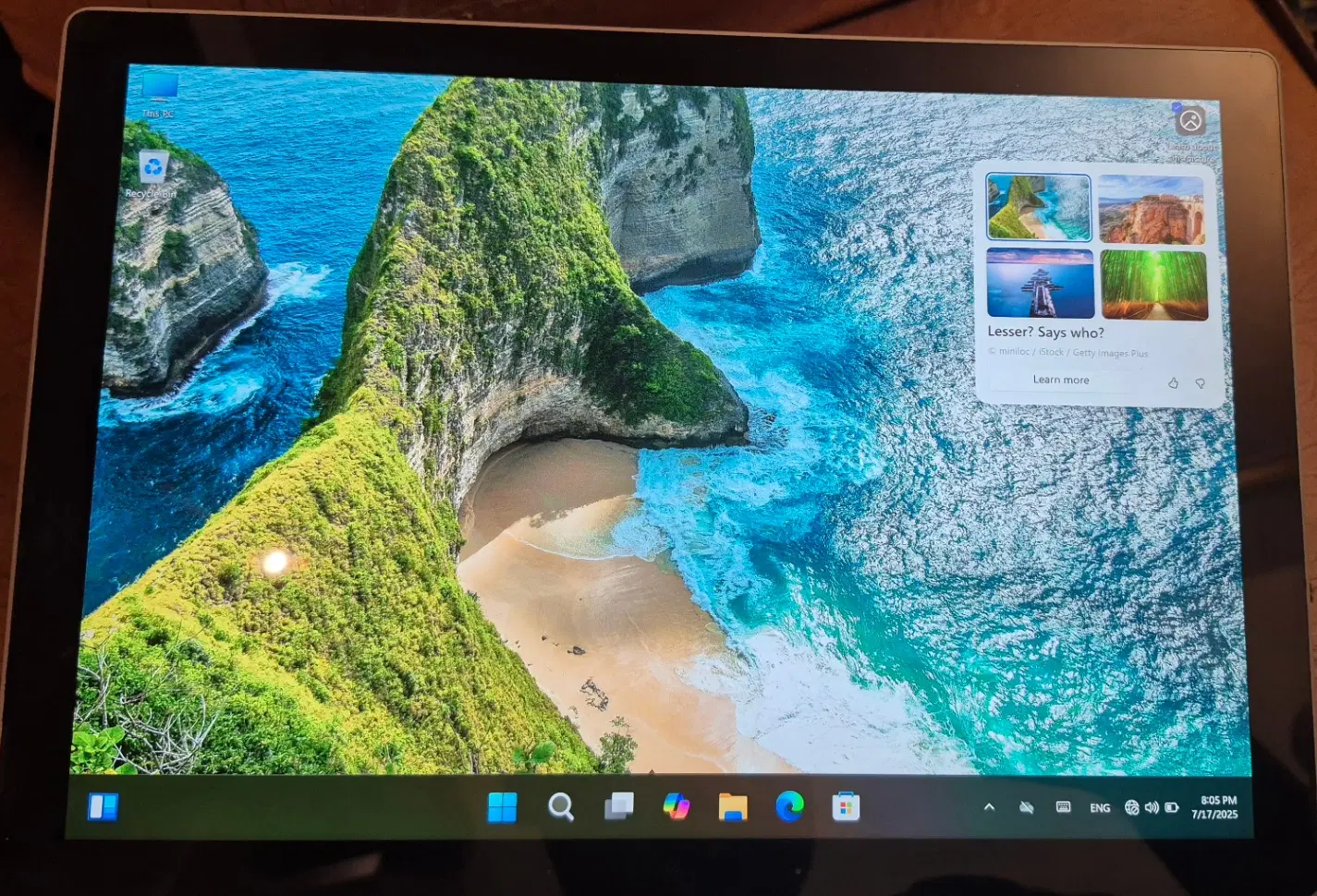 surface pro 7|رایانه همراه|لنجان, |دیوار
