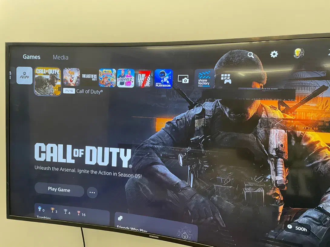 ps5 -slim یک ترا با بازی آنلاین|کنسول، بازی ویدئویی و آنلاین|قائمشهر, |دیوار