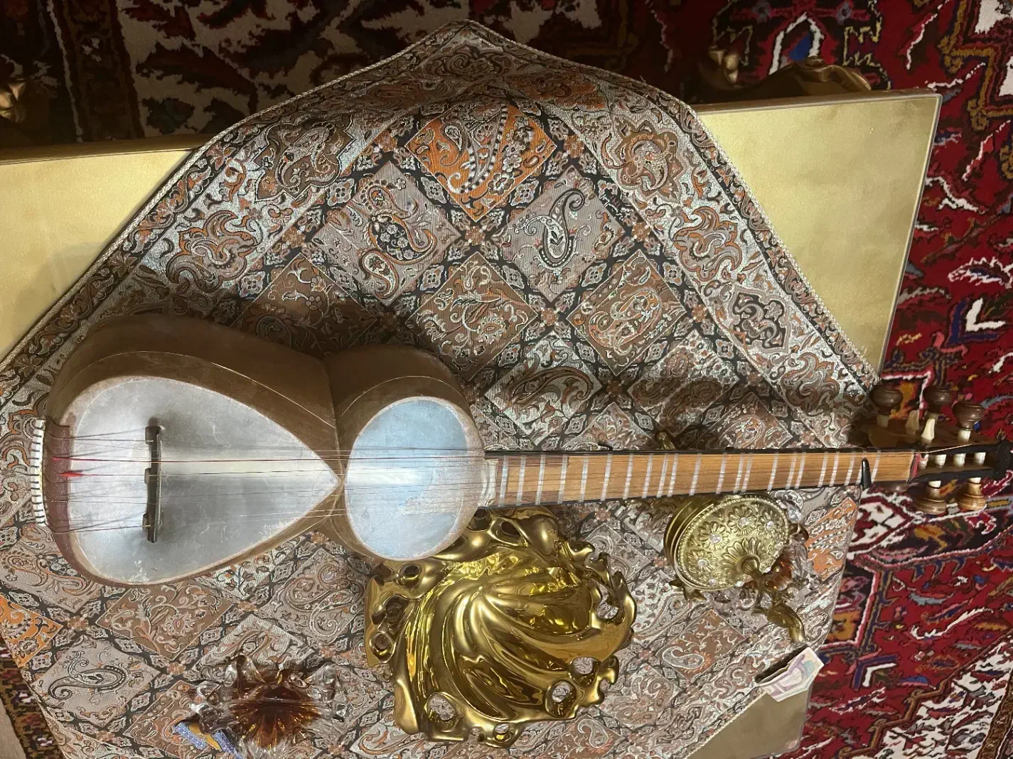 تار عظیم زاده سایز بزرگ|سازهای سنتی|تبریز, |دیوار