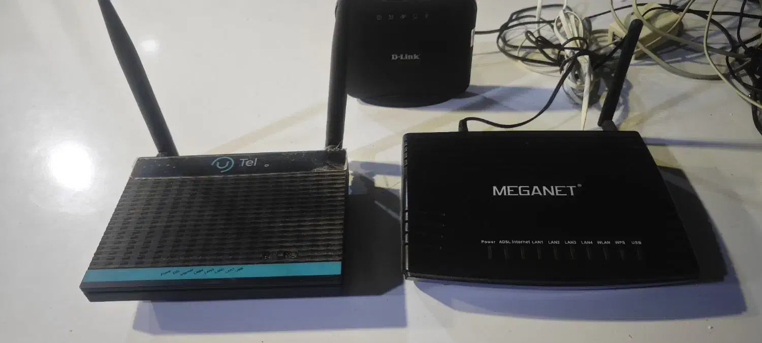 سه عدد مودم درحد نو|مودم و تجهیزات شبکه|هیر, |دیوار