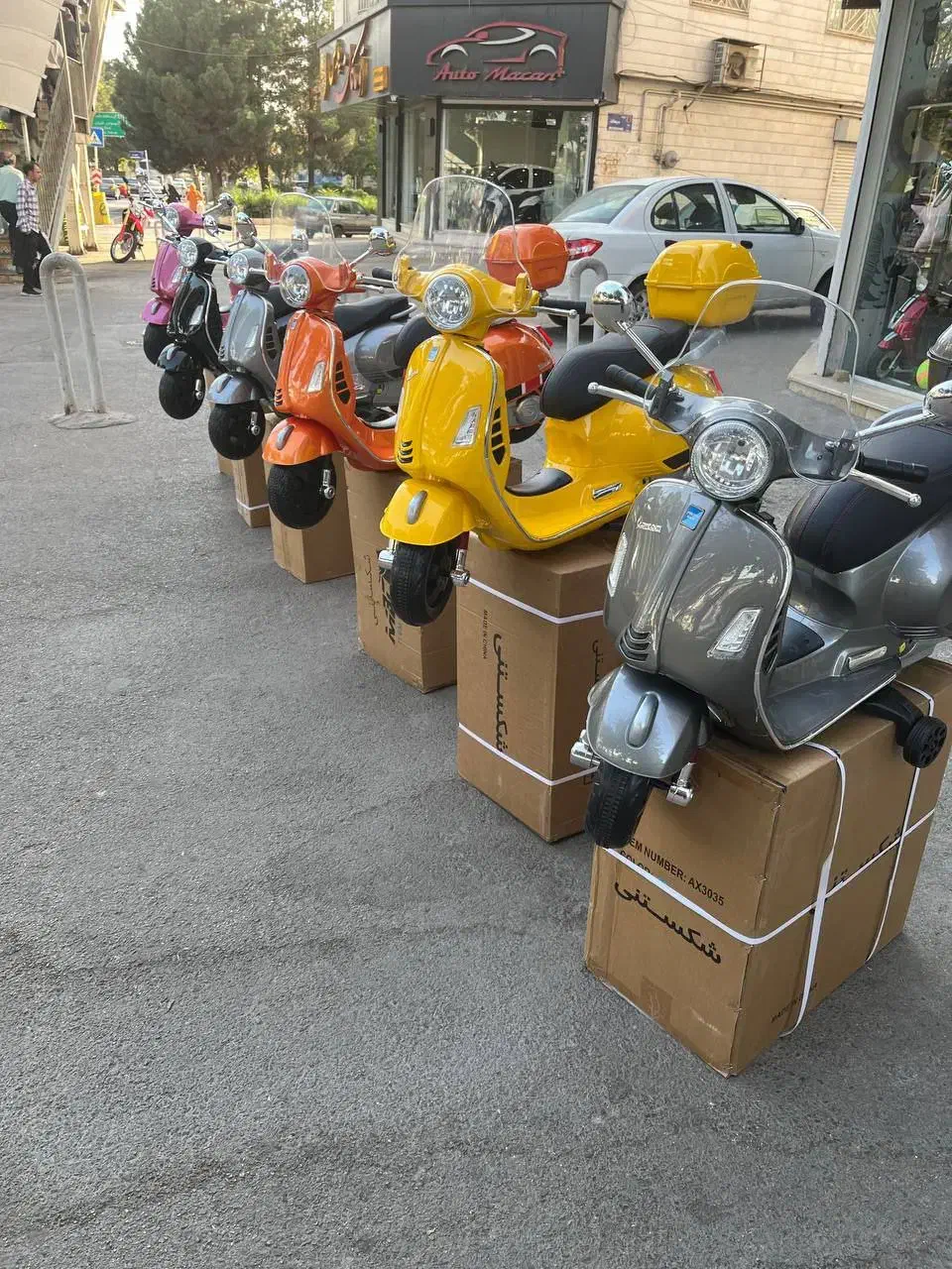 *قزوین*موتور شارژی تنوع انواع وسپا|اسباببازی بچه|محمدیه-قزوین, |دیوار