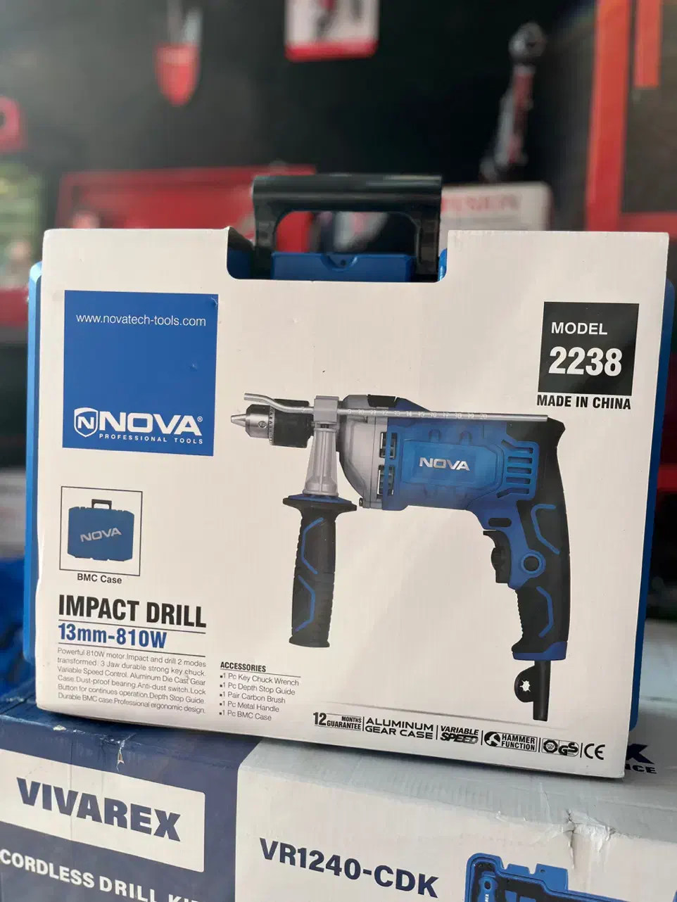 دریل چکشی نووا|ماشین‌آلات صنعتی|رشت, رودباری|دیوار