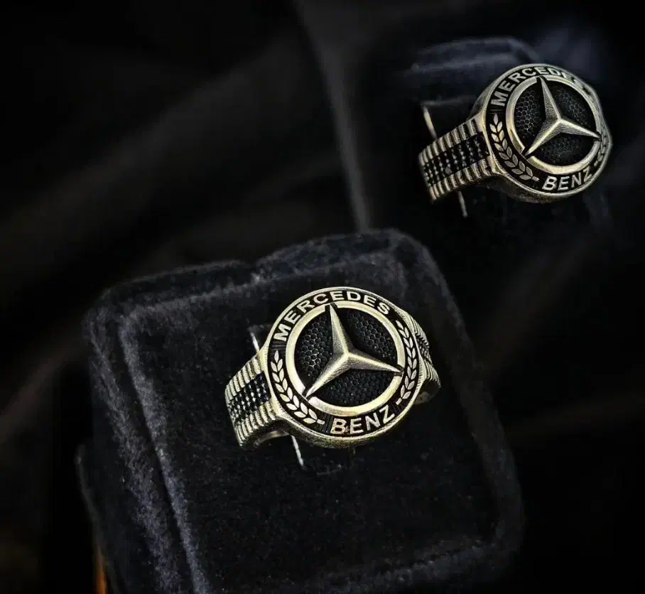 انگشتر مردانه تمام نقره مدل بنز لوکس|بدلیجات|تبریز, |دیوار