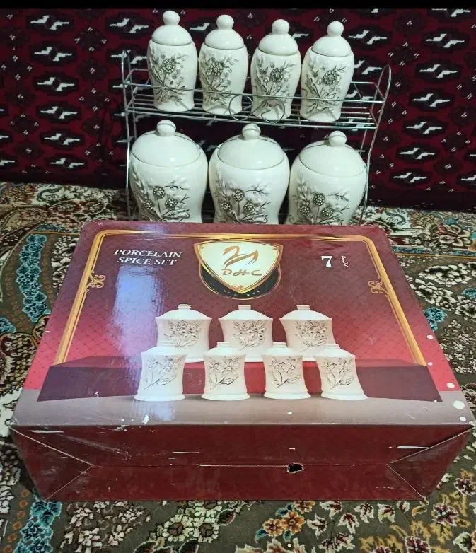 ست پاسماوری ۷ تیکه نو|آب‌چکان و نظم‌دهنده ظروف|بیرجند, |دیوار