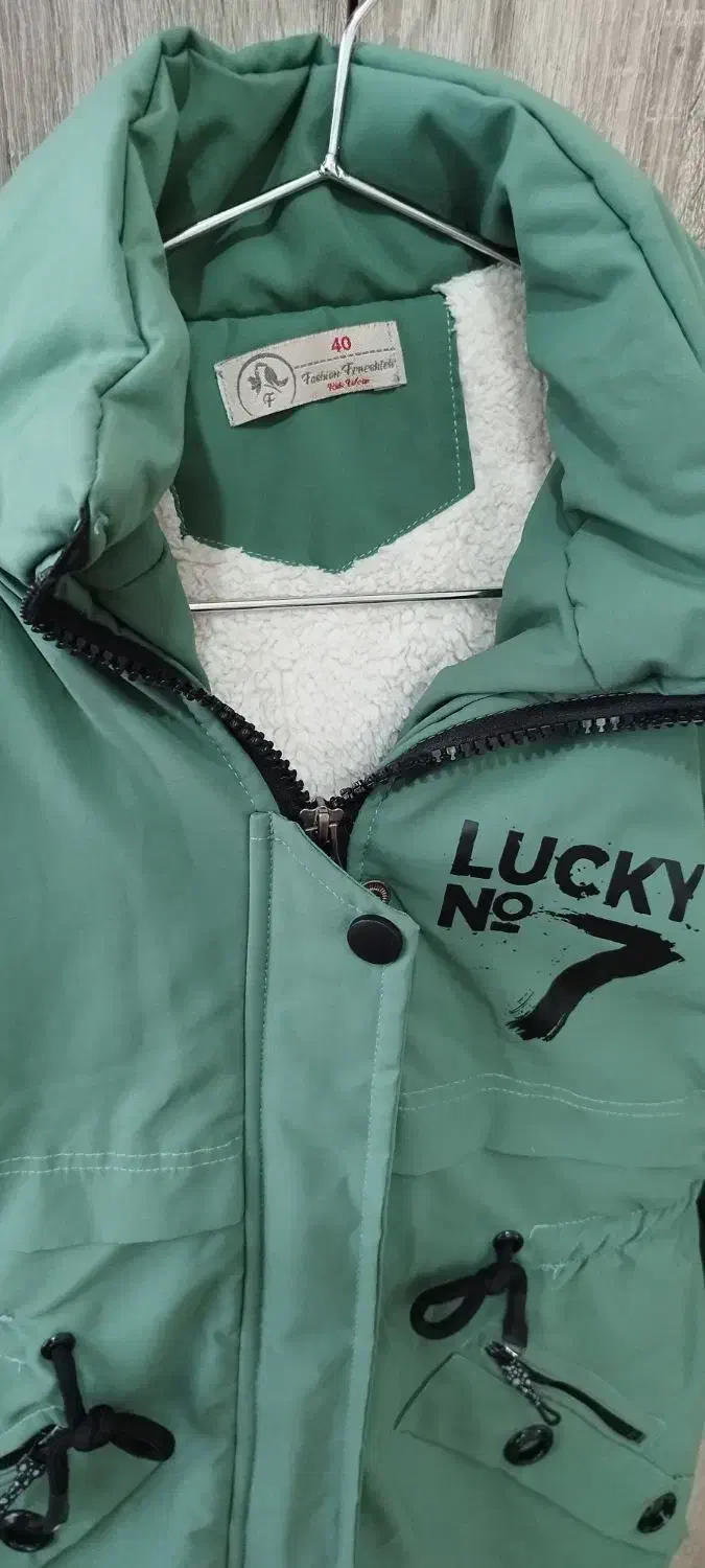 کاپشن دخترانه در حد نو|لباس|باسمنج, |دیوار