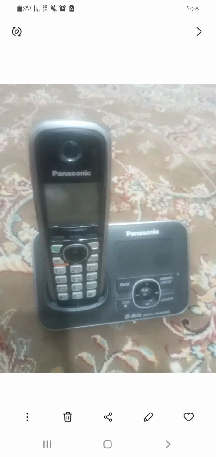 تلفن بی سیم پاناسونیک|تلفن رومیزی|اهواز, نادری|دیوار