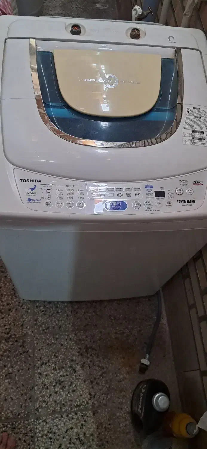 لباسشویی توشیبا ۱۰ کیلویی|ماشین لباسشویی و خشککن لباس|دوگنبدان, |دیوار