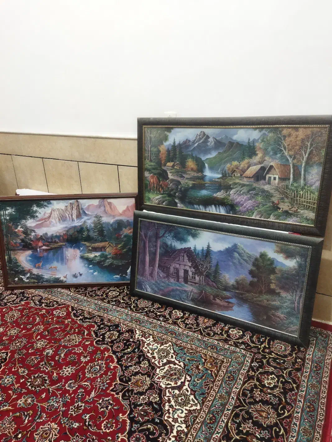 سه عددتابلو|تابلو، نقاشی، عکس|کاشان, صفی آباد|دیوار