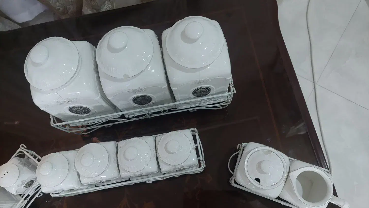 پاسماوری ۳۱ تکه،همراه استند فلزی|ظروف سرو و پذیرایی|مشهد, کوشش|دیوار