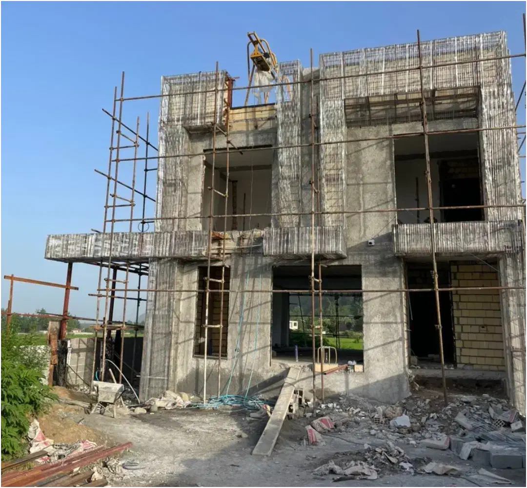 اجرای نمای مدرن میکروسمنت و بتن اکسپوز|خدمات پیشه و مهارت|بندر انزلی, کوی آزادگان|دیوار