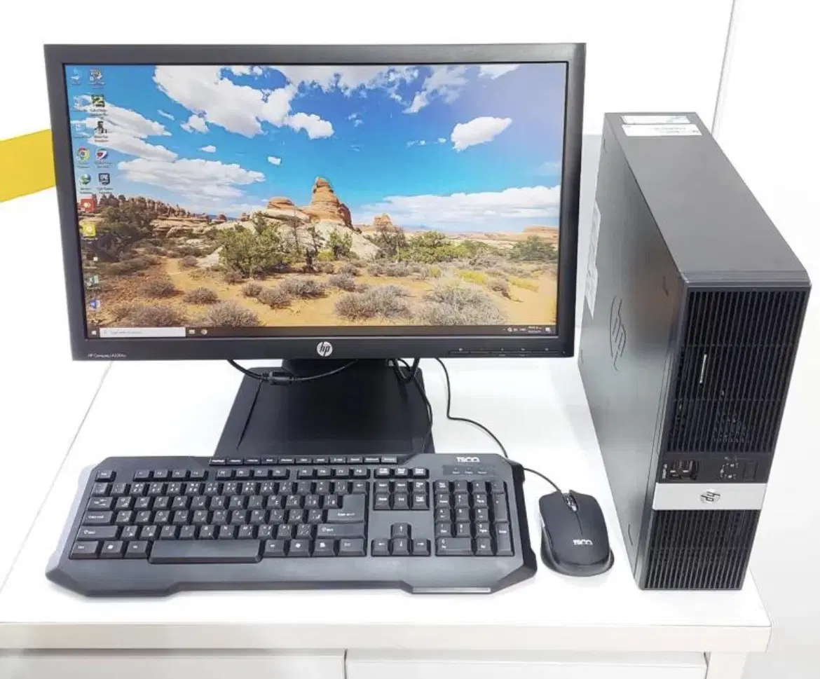 کامپیوتر کامل اقتصادی کیس مانیتور Hp Dell Lenovo|رایانه رومیزی|تهران, قبا|دیوار