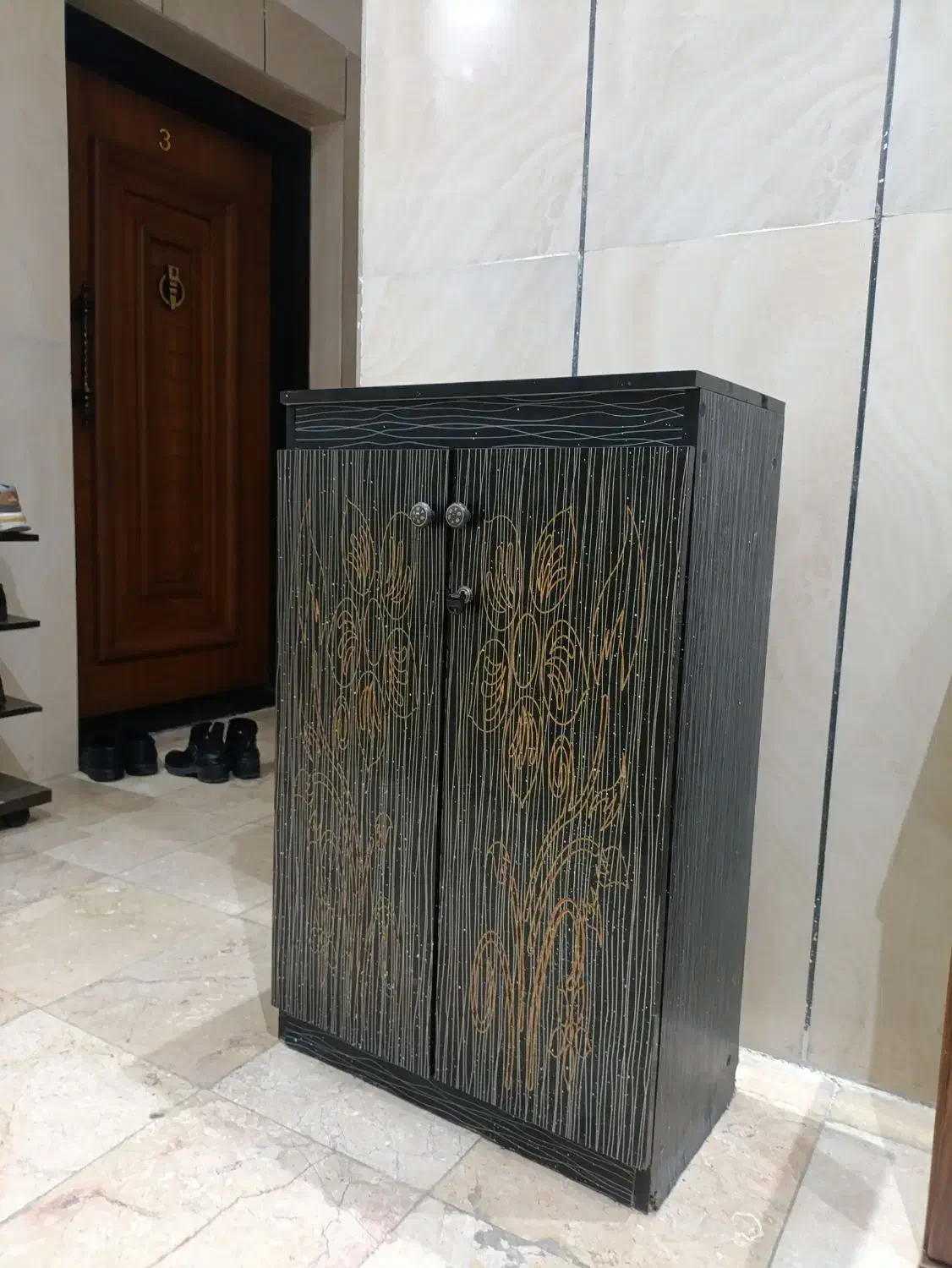 جاکفشی ، دو درب|جاکفشی، کمد، دراور|دامغان, |دیوار