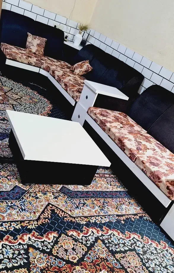 مبل ال هشت نفره باکس دار|مبلمان خانگی و میز عسلی|دزفول, |دیوار