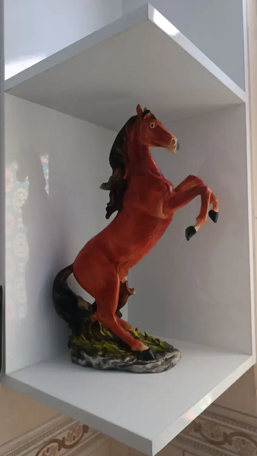 مجسمه اسب|مجسمه، تندیس، ماکت|قم, عمار یاسر|دیوار
