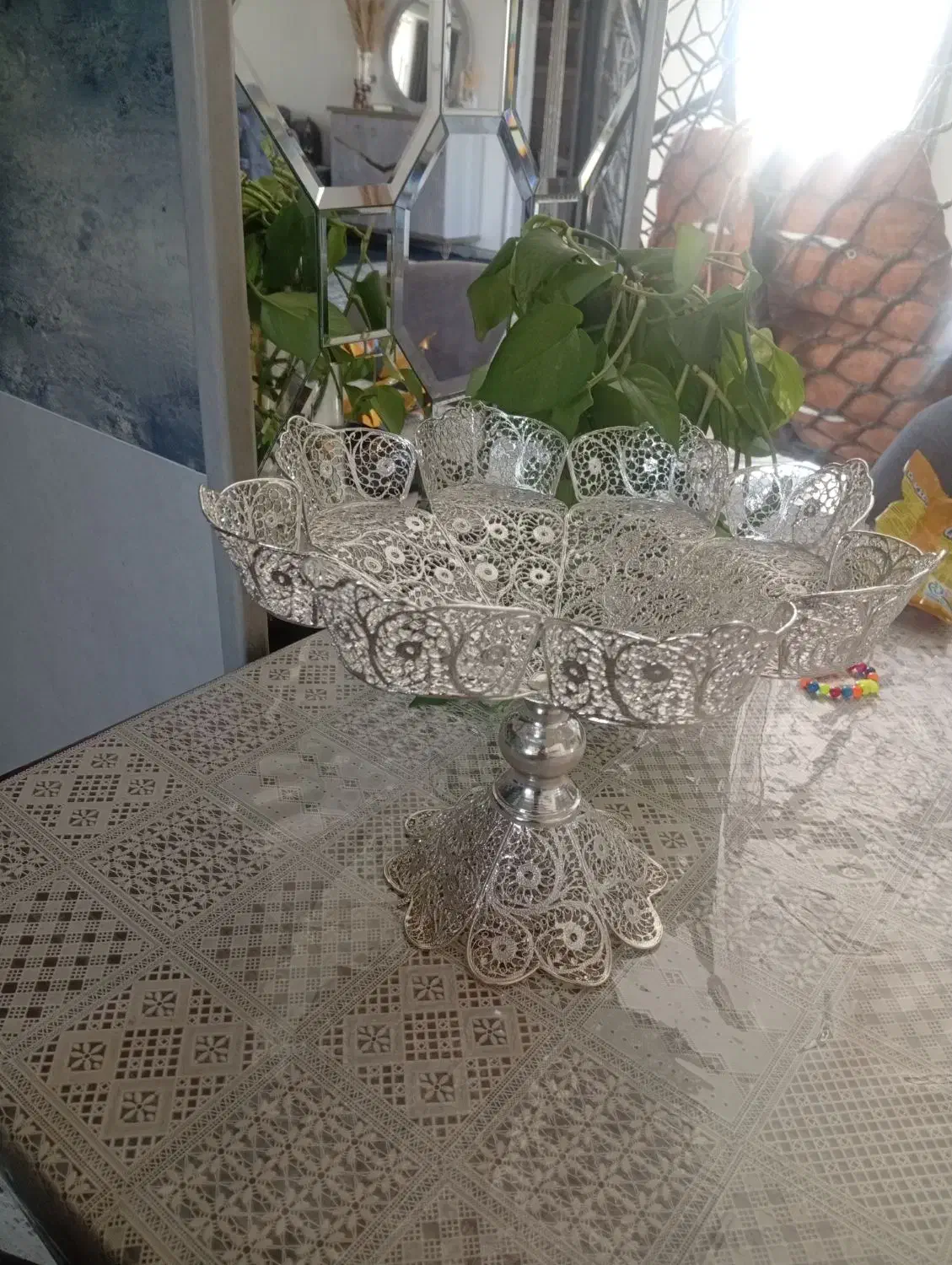 فروش ظروف ملیله نقره|ظروف سرو و پذیرایی|شهرکرد, |دیوار