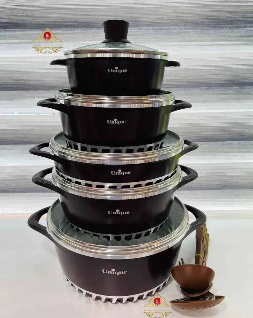 قابلمه 16پارچه یونیک نچسپ نسوز اصل ایتالیا|ظروف پخت‌وپز|چابهار, |دیوار