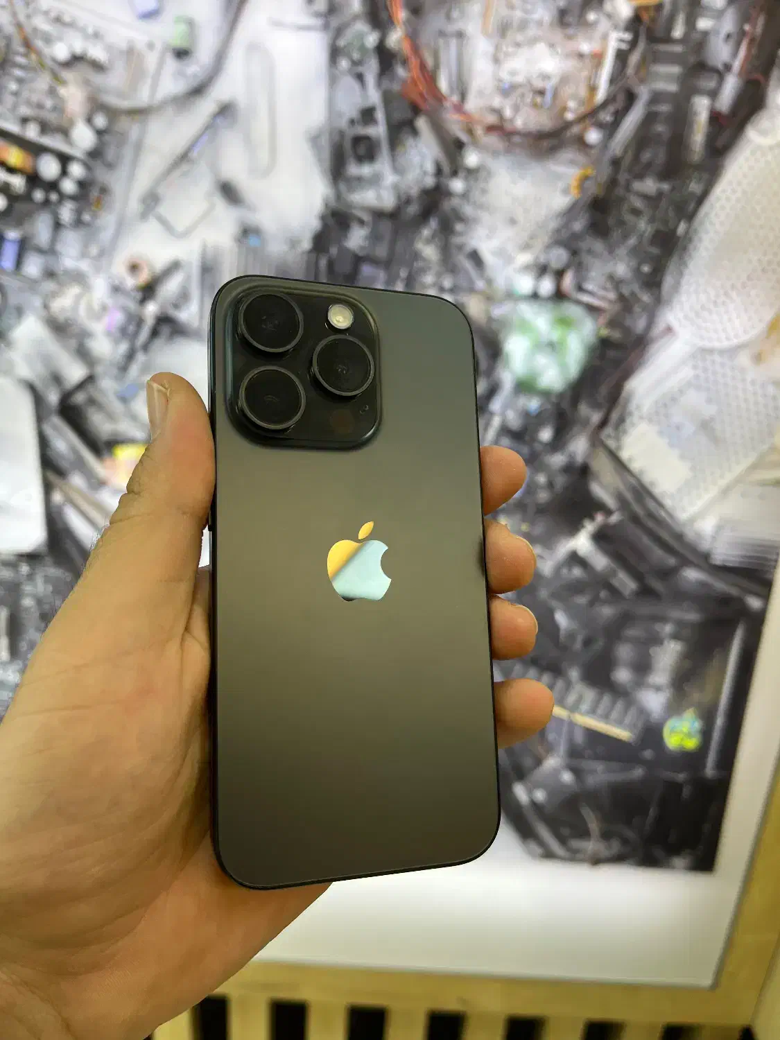 ایفون 15proرنگمشکیپارت نامبر C/H 128گیگ|موبایل|اصفهان, احمدآباد|دیوار