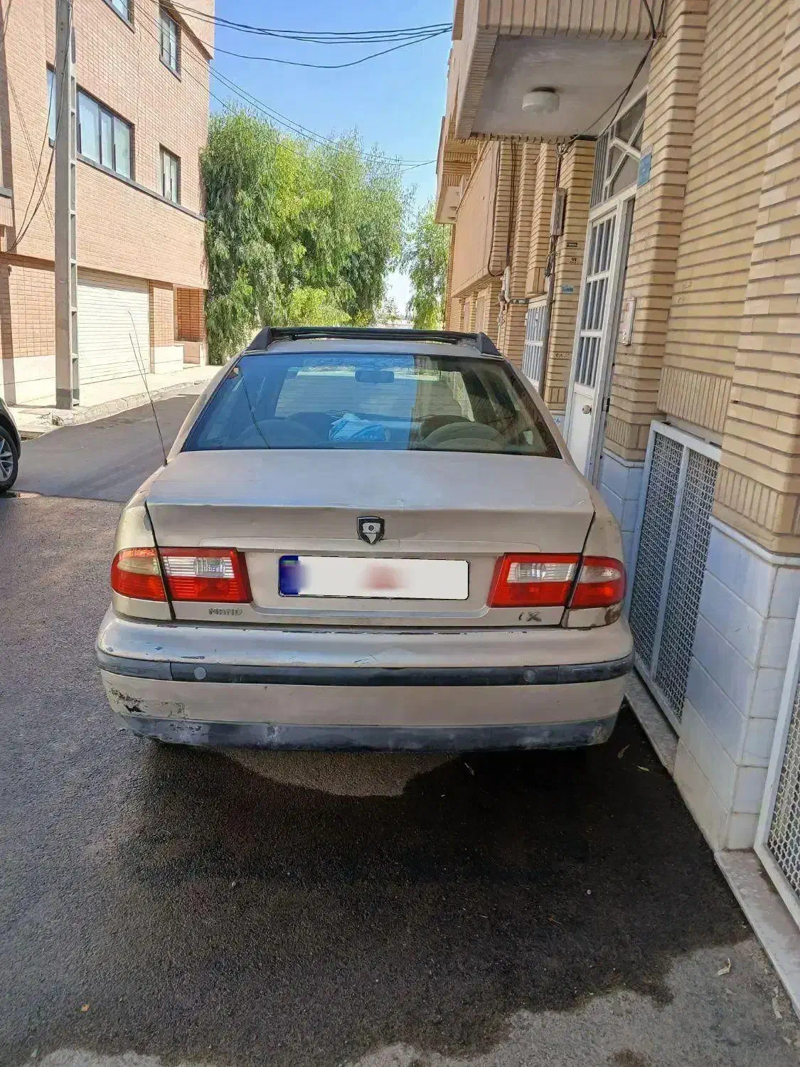 سمند x7 بژ|خودرو سواری و وانت|قم, باجک سه|دیوار