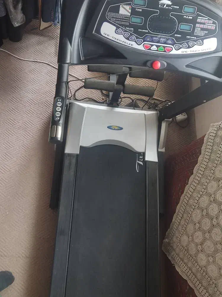 تردمیل چند کاره در حد نو تیتان فیتنس .باشگاه خونگی|تجهیزات ورزشی|بهشهر, |دیوار