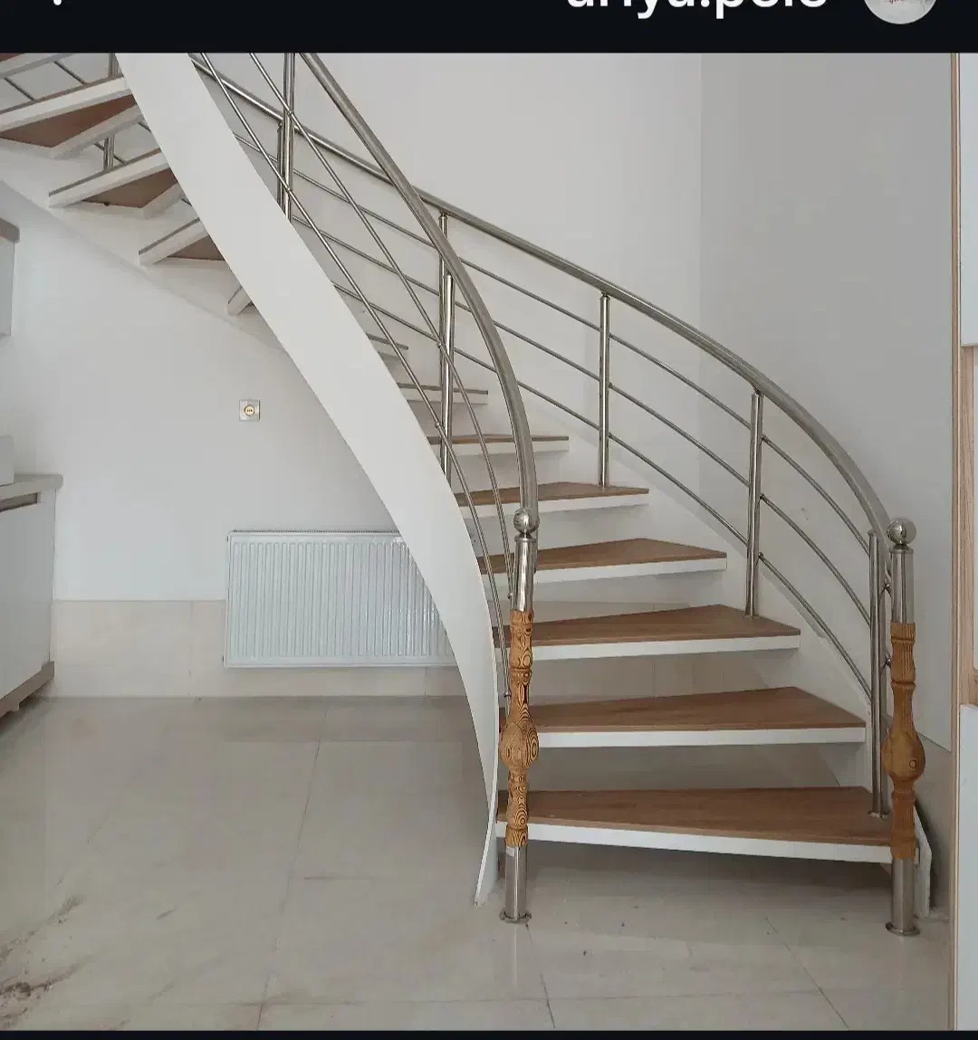 نصب نرده وپله چوبی،گرد ونرده استیل|خدمات پیشه و مهارت|رشت, گلسار|دیوار