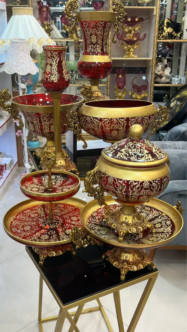 دکوری کرمی و قرمز|صنایع دستی و سایر لوازم تزئینی|اردبیل, |دیوار