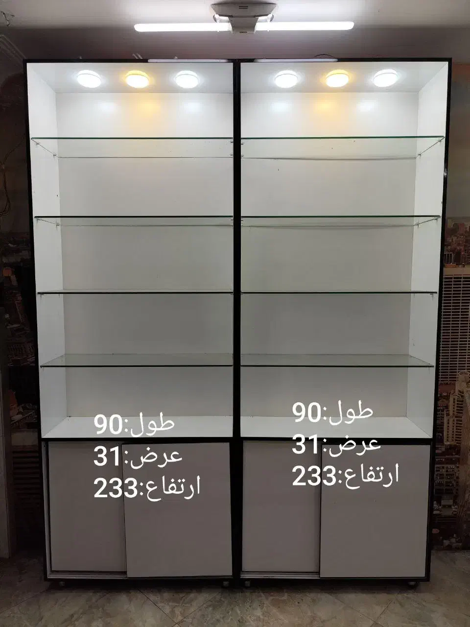 ویترین،تابلو دیواری، میز کار و یا پیشخوان|فروشگاه و مغازه|لنگرود, |دیوار