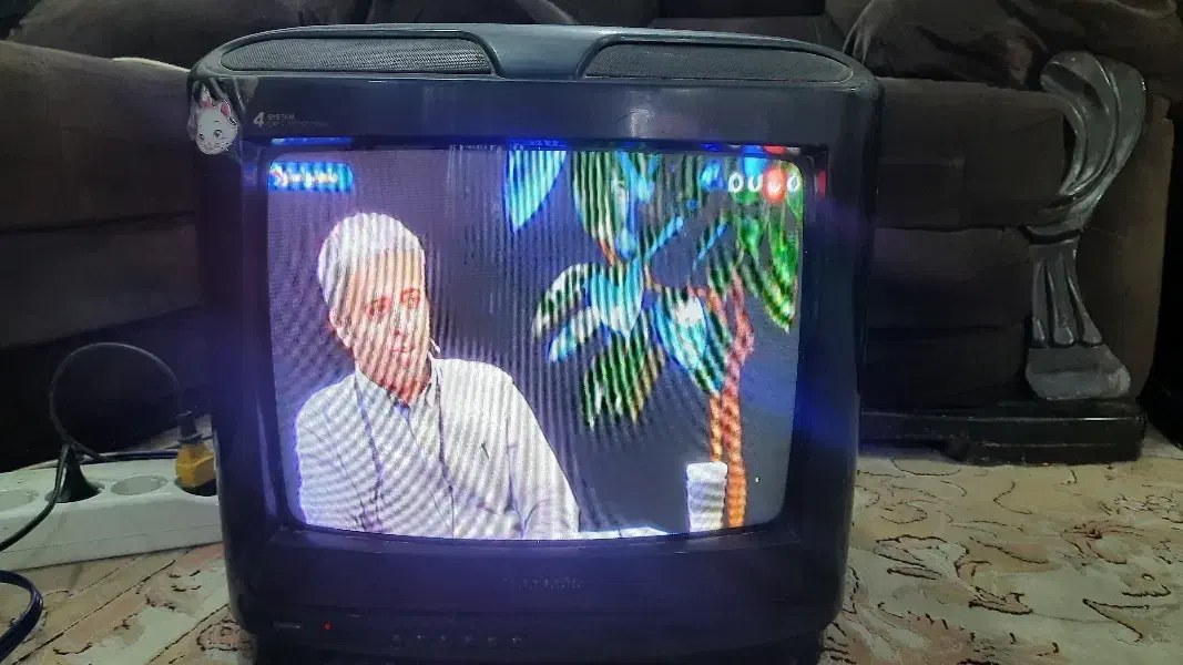 تلویزیون رنگی 24 اینچ کاملا سالم|تلویزیون و پروژکتور|ایذه, |دیوار