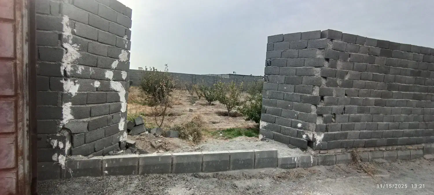 باغچه چهار دیواری ۲۵۰ متری با آب برق گاز|فروش زمین و ملک کلنگی|رباطکریم, انجم آباد|دیوار