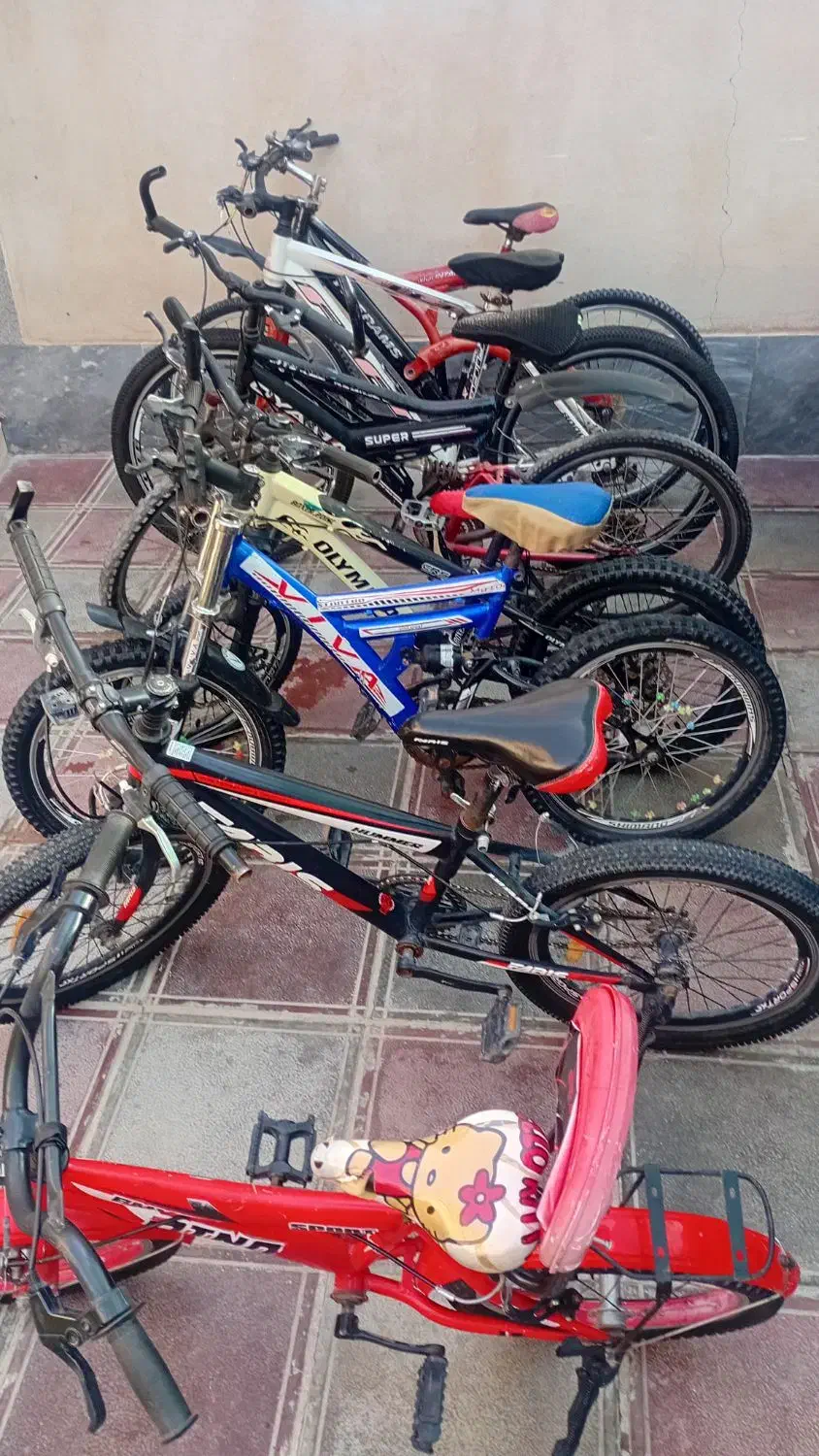 ۷ عدد دوچرخه از سایز ۱۶ تا ۲۶|دوچرخه، اسکیت، اسکوتر|تربت‌حیدریه, منصوریه|دیوار