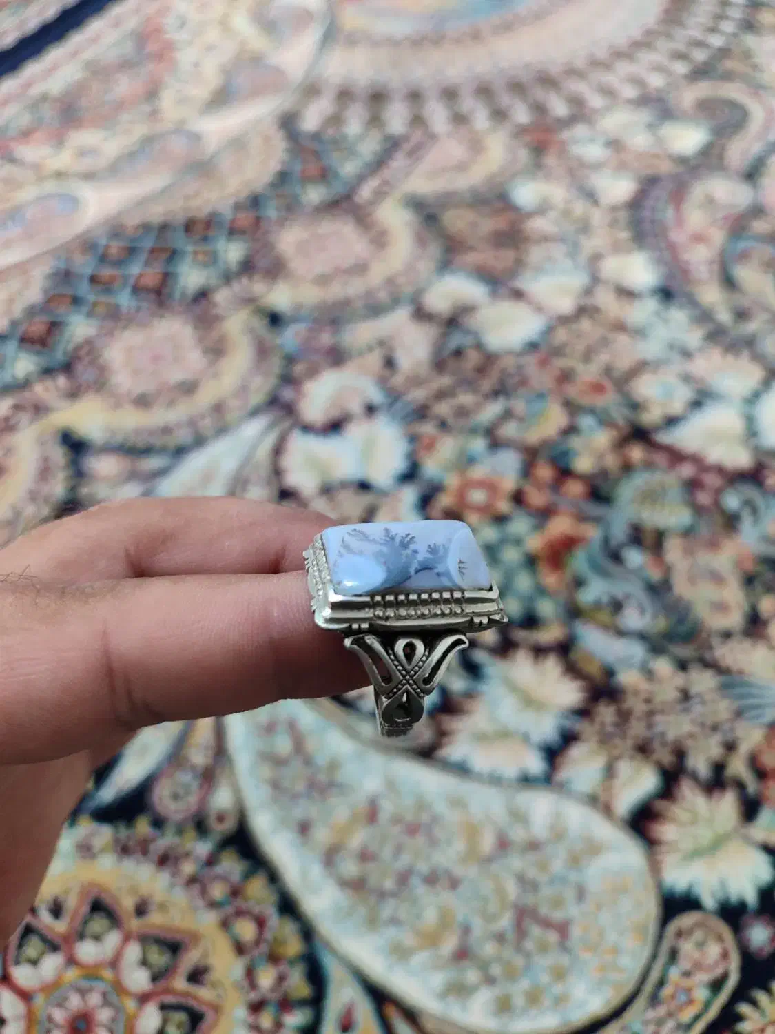 انگشتر شجر.عقیق|جواهرات|کرمانشاه, |دیوار