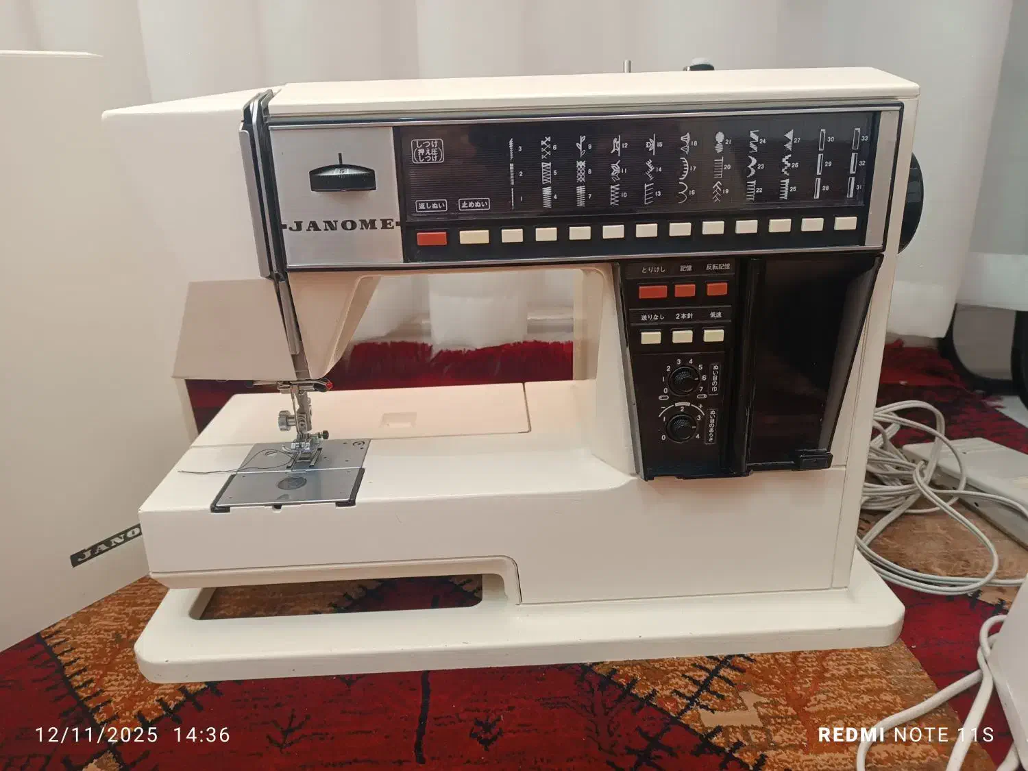 چرخ خیاطی گلدوزی ژانومه 5002|چرخ خیاطی و ریسندگی|مشهد, شهرک ابوذر|دیوار