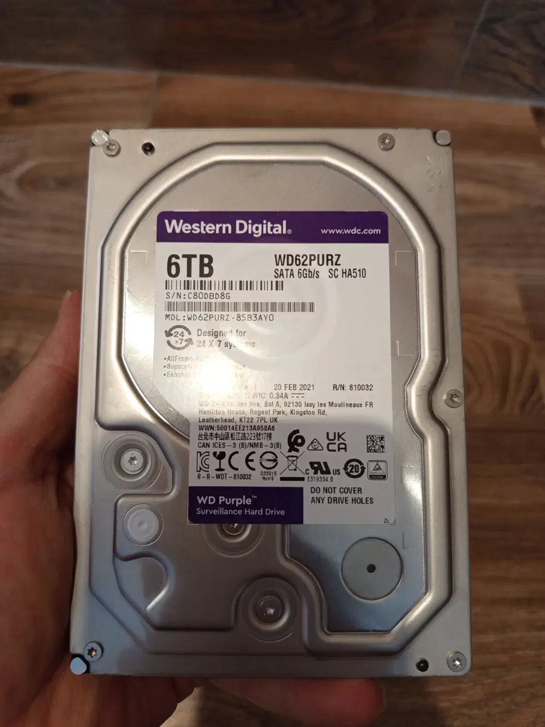 هارد دیسک اینترنال وسترن 6 ترابایت|قطعات و لوازم جانبی رایانه|شاهینشهر, شهرک میلاد|دیوار