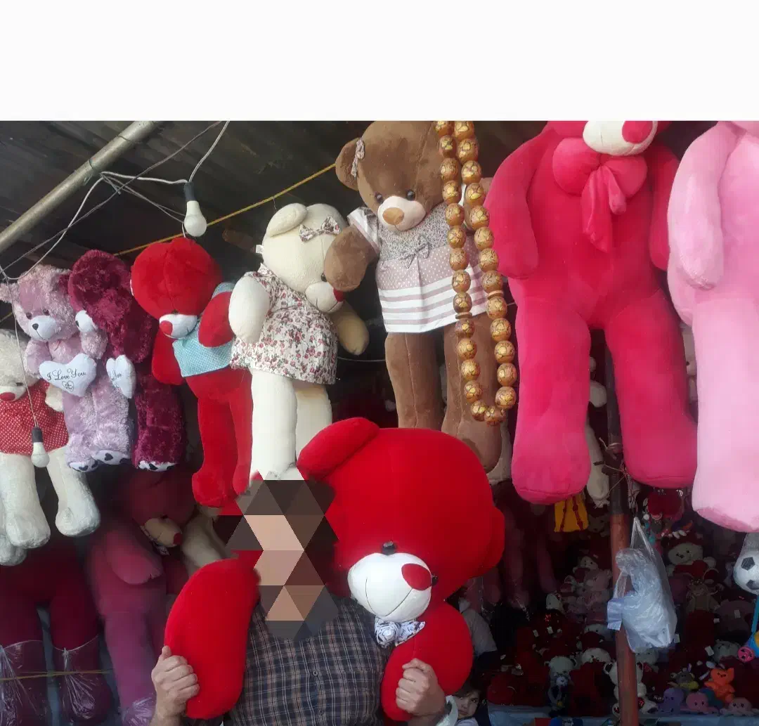 خرس ولنتاین|اسباب‌‌بازی|مراغه, |دیوار