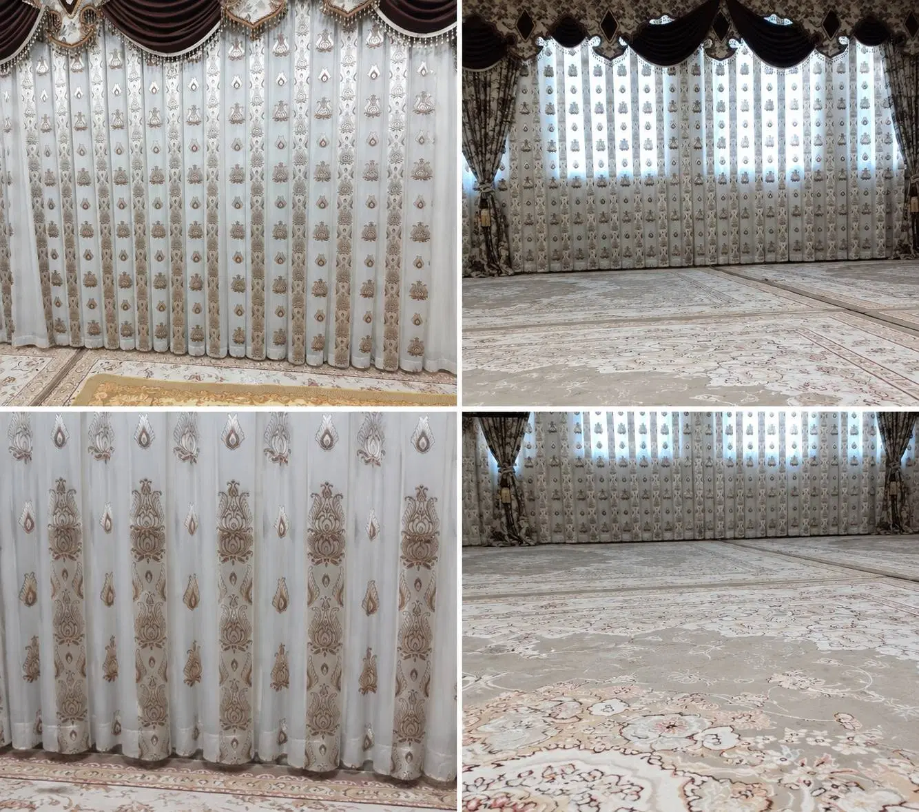 پرده|پرده، رانر، رومیزی|قم, سراجه (۱۵ خرداد)|دیوار
