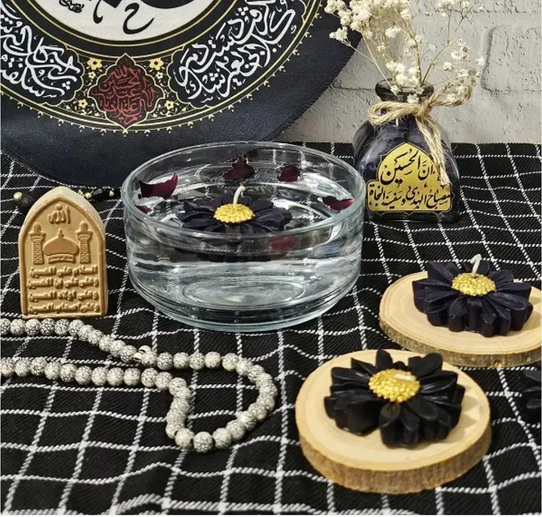 گیفت شمع ایام فاطمیه|صنایع دستی و سایر لوازم تزئینی|بهار, |دیوار