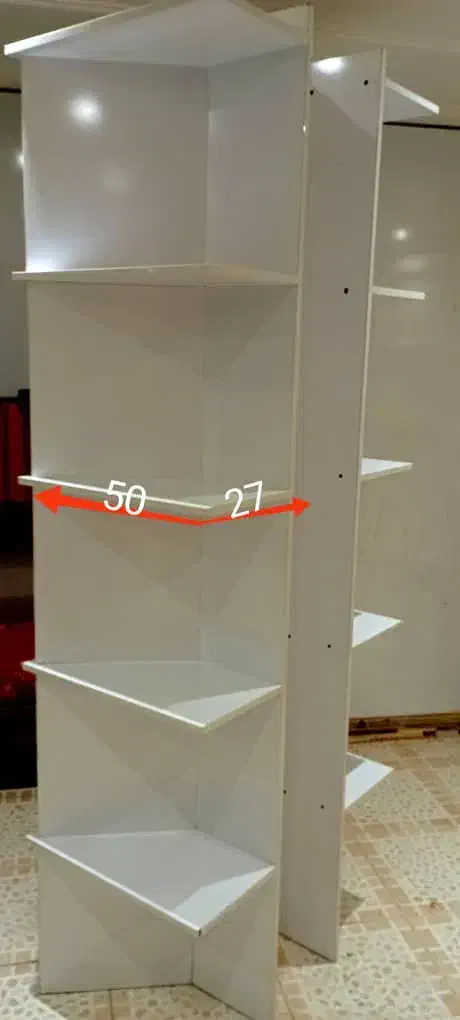 قفسه فلزی و ام دی اف|کتابخانه، شلف، قفسه‌های دیواری|یزد, |دیوار