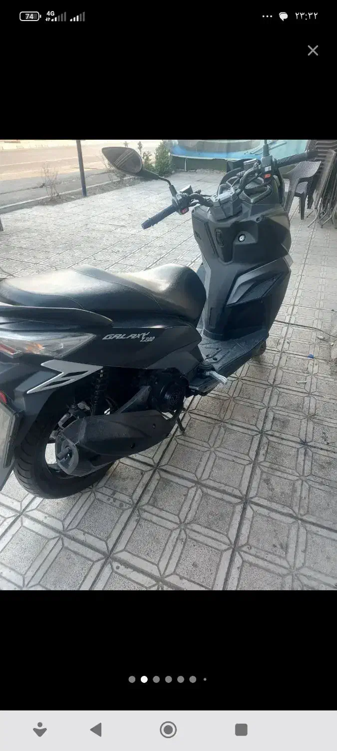 گلکسی j200 SYM تایوانی اصل صفر|موتورسیکلت|شاهینشهر, فدک|دیوار