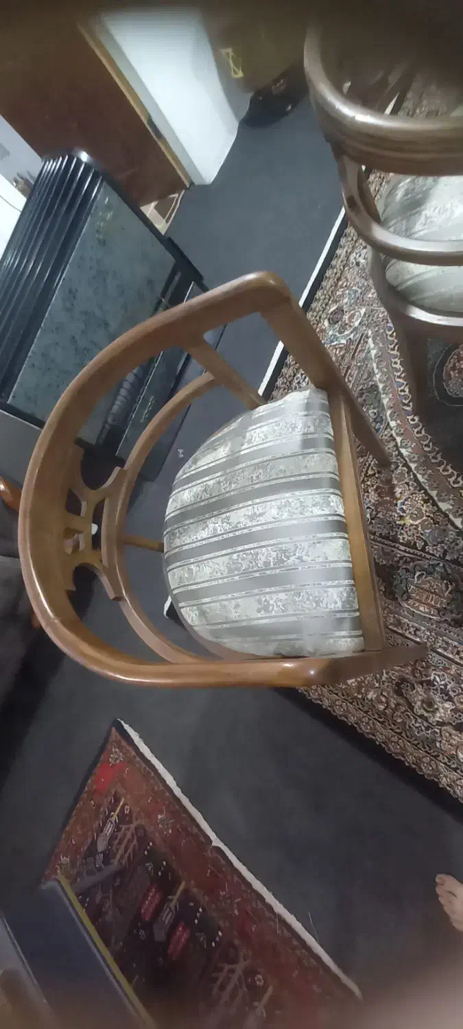 صندلی چوبی ،صندلی میزبان|مبلمان خانگی و میز عسلی|کرمانشاه, |دیوار