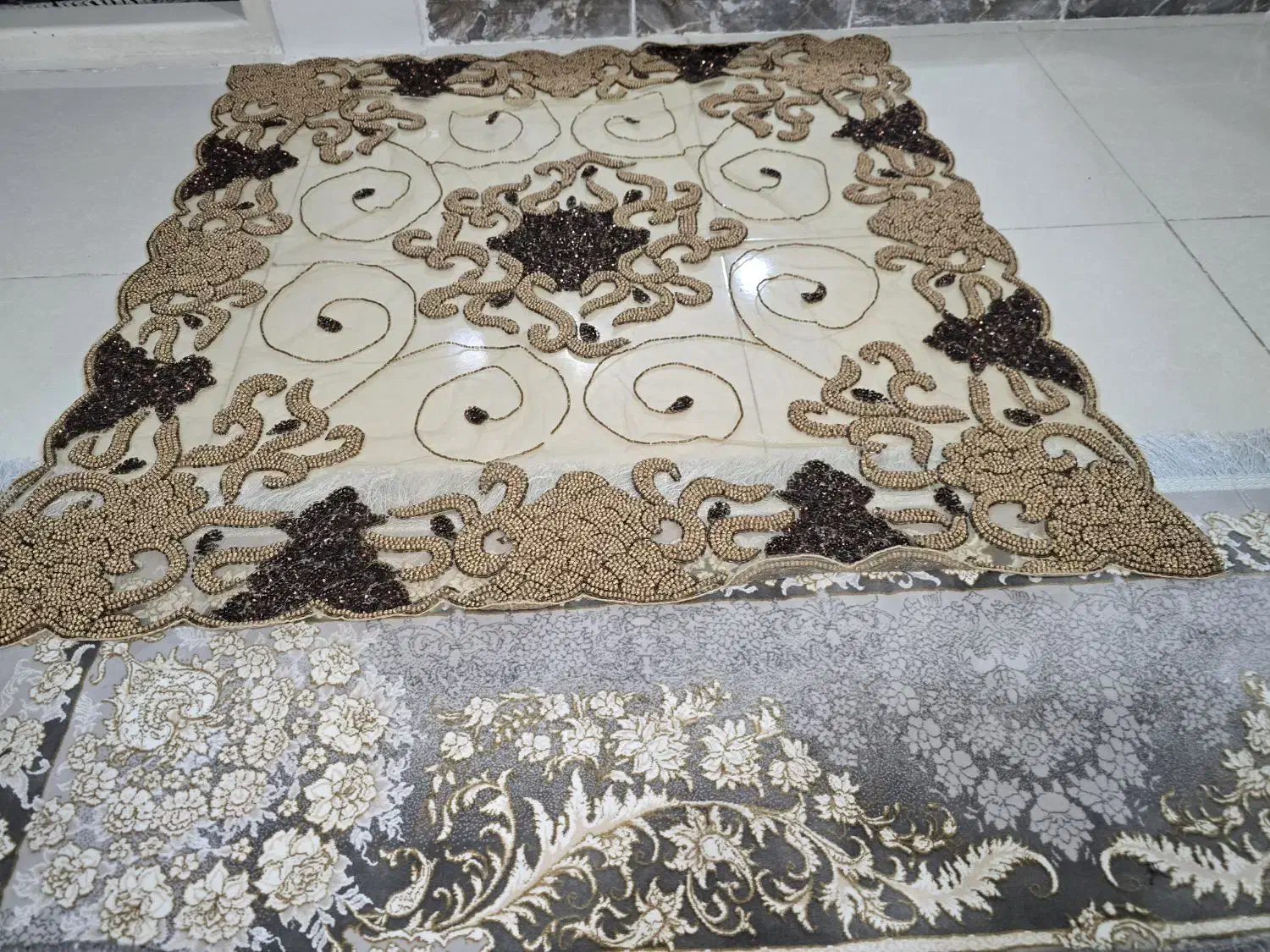 رومیزی نو|پرده، رانر، رومیزی|قم, شهرک مهدیه (مدرس)|دیوار