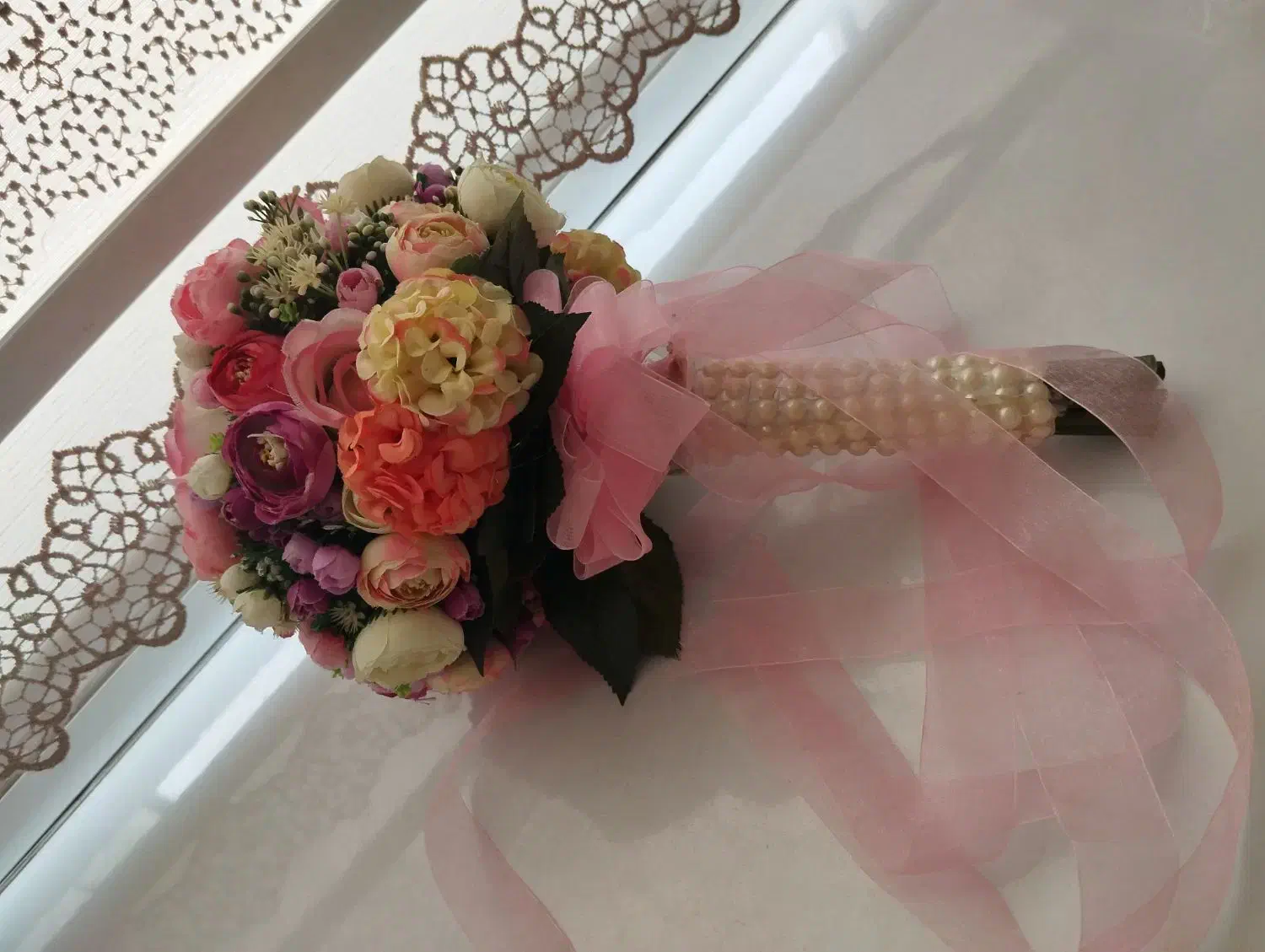 دسته گل عروس نو|گل مصنوعی|اسلام‌شهر, شهرک الهیه|دیوار