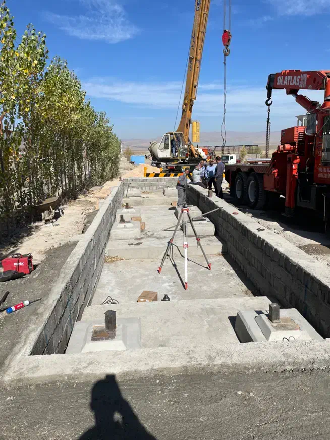 باسکول فلزی و بتنی پیش‌ساخته مستقیم از تولیدکننده|ماشین‌آلات صنعتی|تبریز, |دیوار