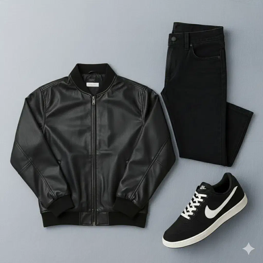 کاپشن مردانه مدل DarkShell/دوخت صنعتی مقاوم/چرم|لباس|بیرجند, |دیوار