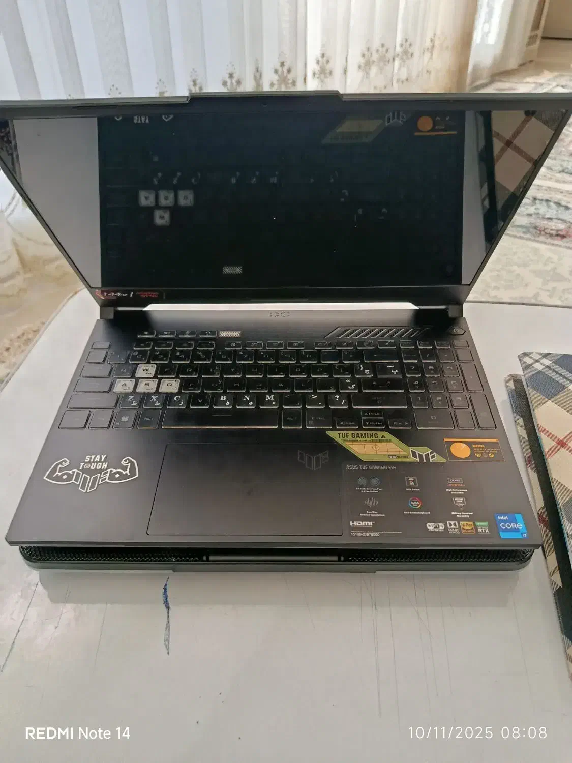 Asus Tuf gaming 15|رایانه همراه|قائن, |دیوار