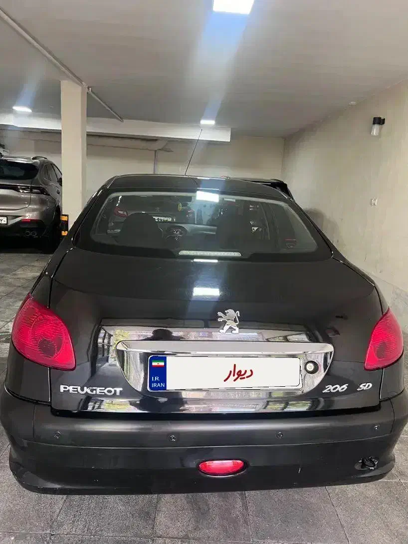 ۲۰۶ اس دی مشکی مدل اسفند ۹۹|خودرو سواری و وانت|تهران, پونک|دیوار