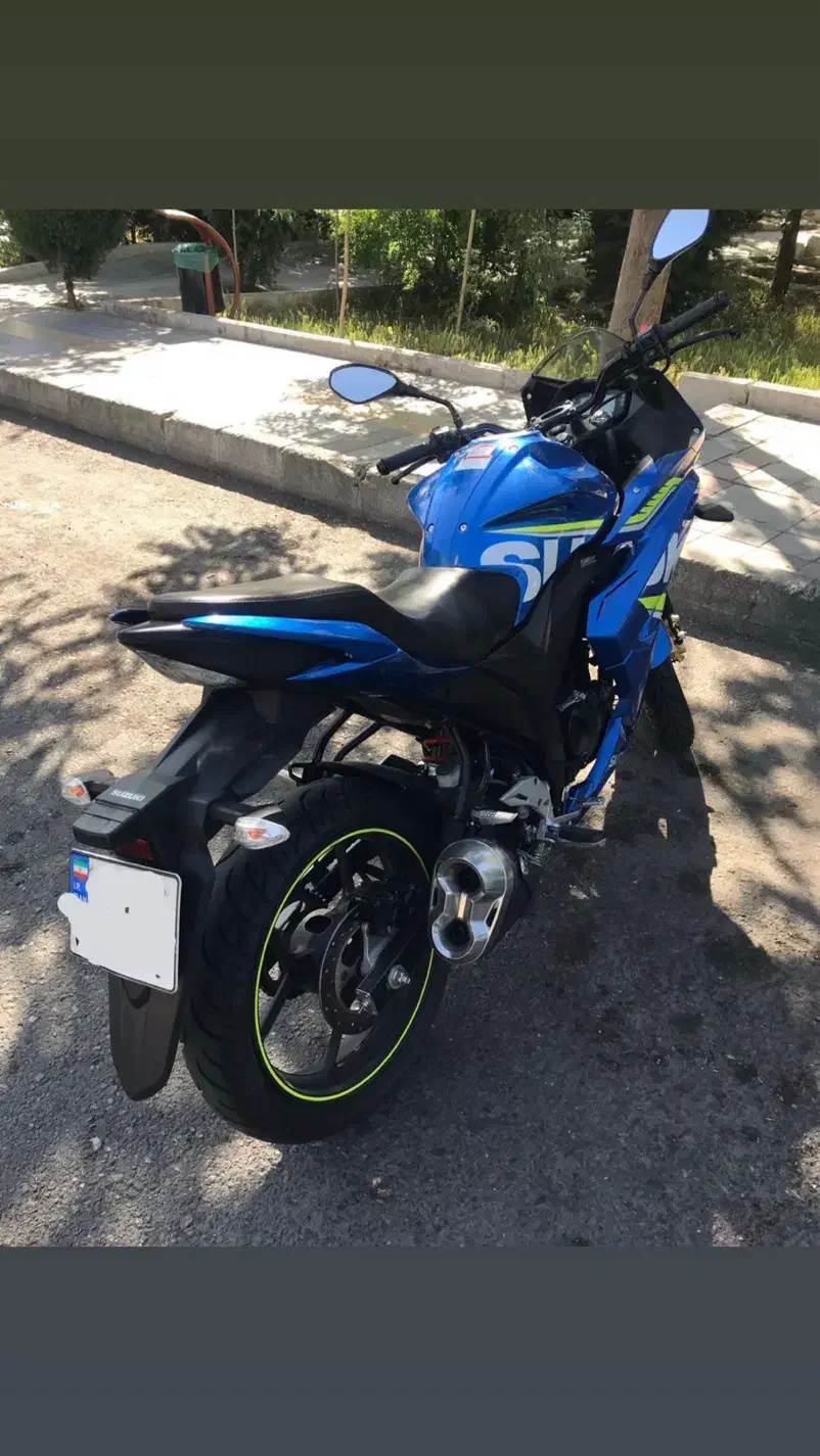 سوزوکی جیکسر 155 cc آبی|موتورسیکلت|تهران, قلهک|دیوار