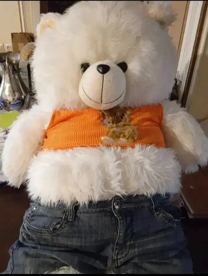خرس  بزرگ سفید خارجی|اسباب‌بازی بچه|تبریز, |دیوار